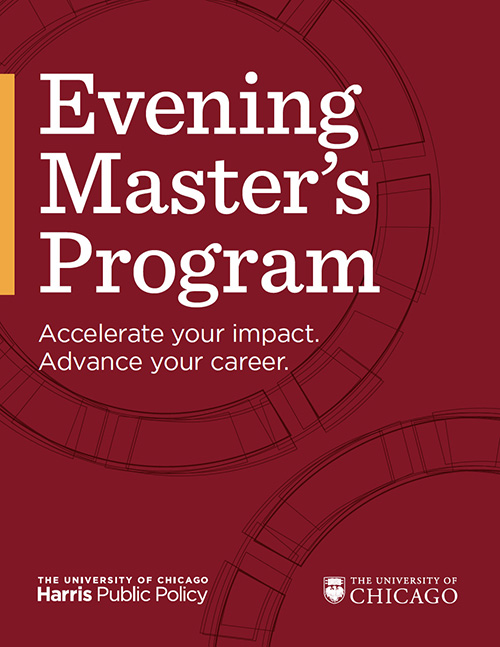 Evening Master's Program brochure cover