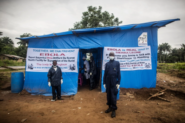 An Ebola checkpoint