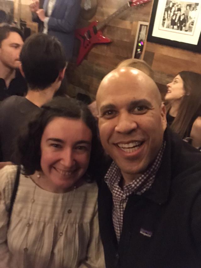 Senator Cory Booker of New Jersey was a candidate for president from February 2019 to January 2020.