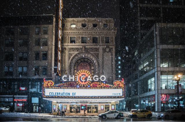 Chicago in the winter