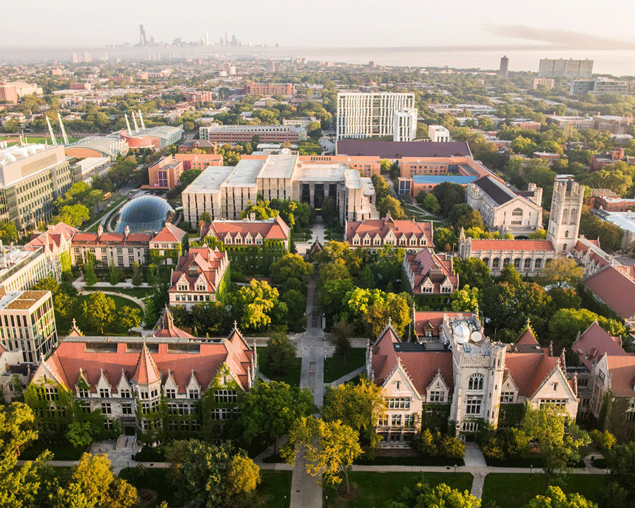 University of Chicago Aerial View