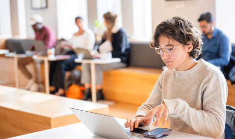 student in the forum