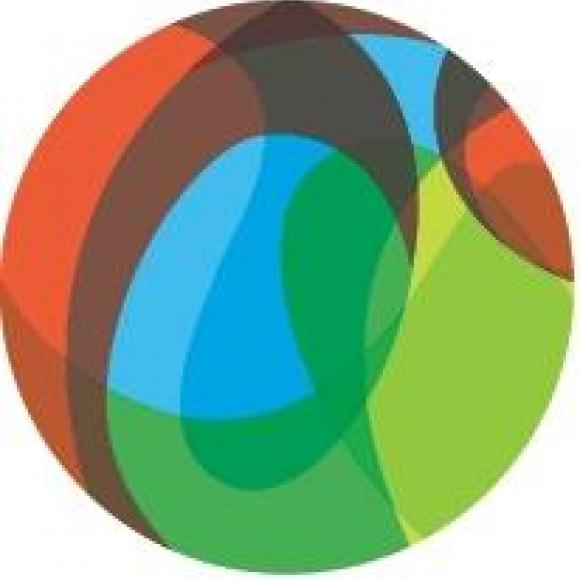 UChicago Leads logo, which is a circle with colorful shapes within