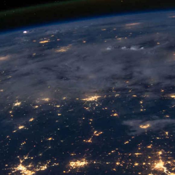 globe from space