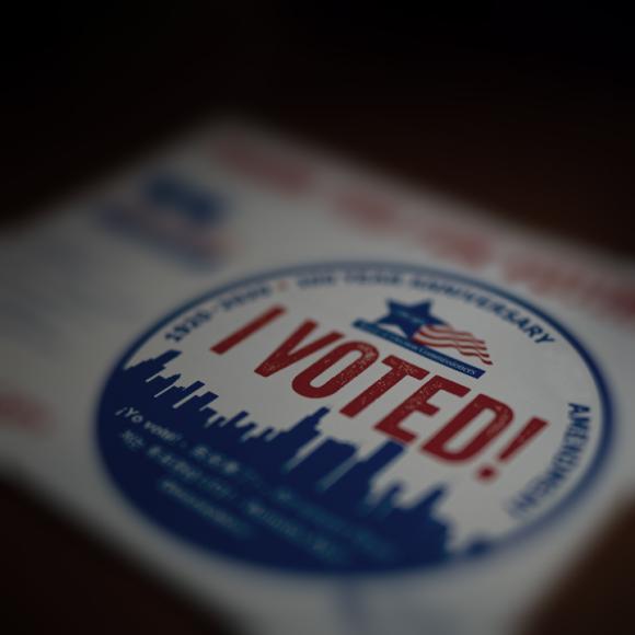I voted sticker