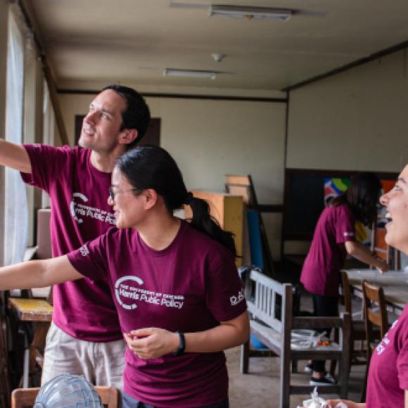 policy students volunteering