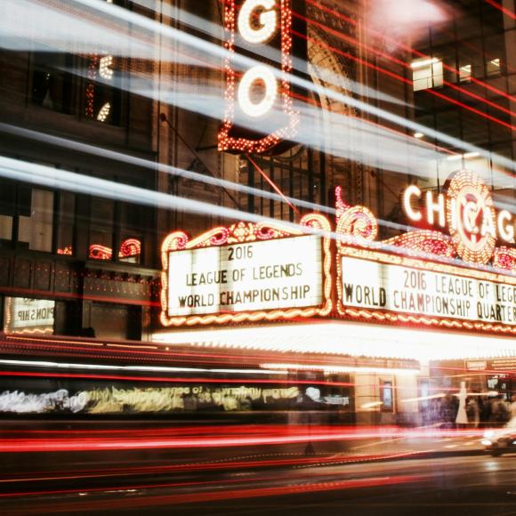 chicago at night