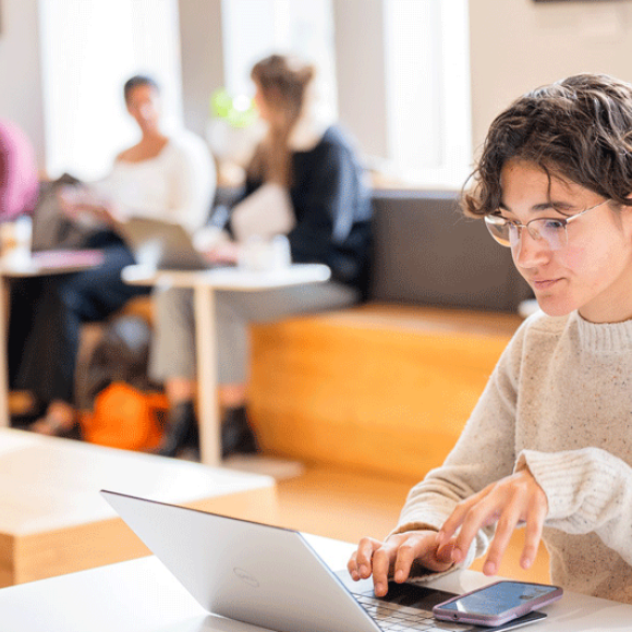 student in the forum