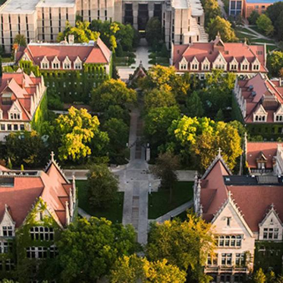 uchicago campus arial
