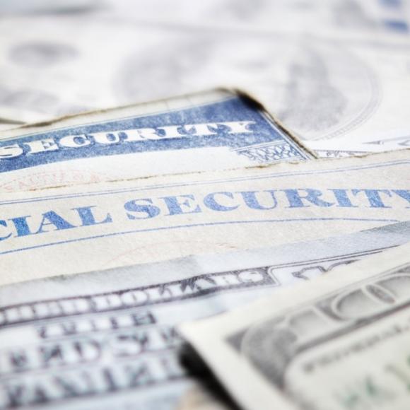 social security card and money