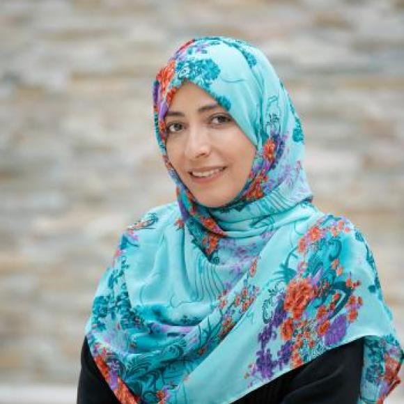 A photo of Tawakkol Karman.