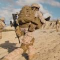 A troop in Afghanistan.