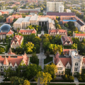 Aerial view of UChicago campus.